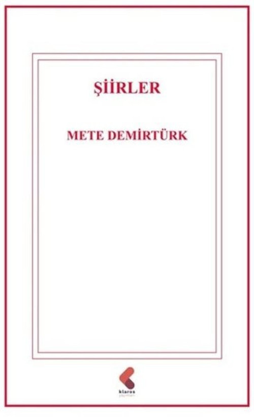 Şiirler-Mete Demirtürk