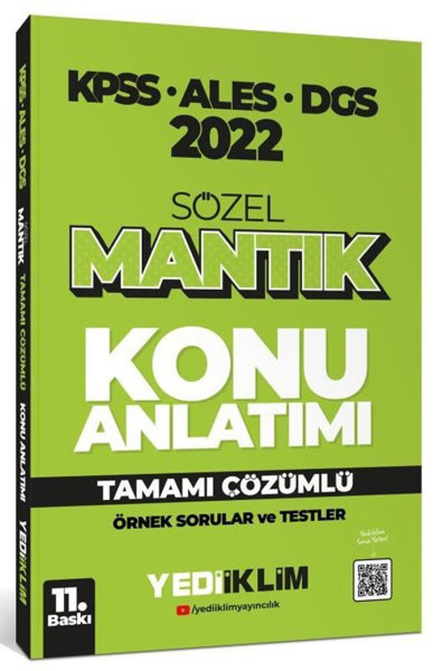 2022 KPSS - ALES - DGS Sözel Mantık Konu Anlatımı