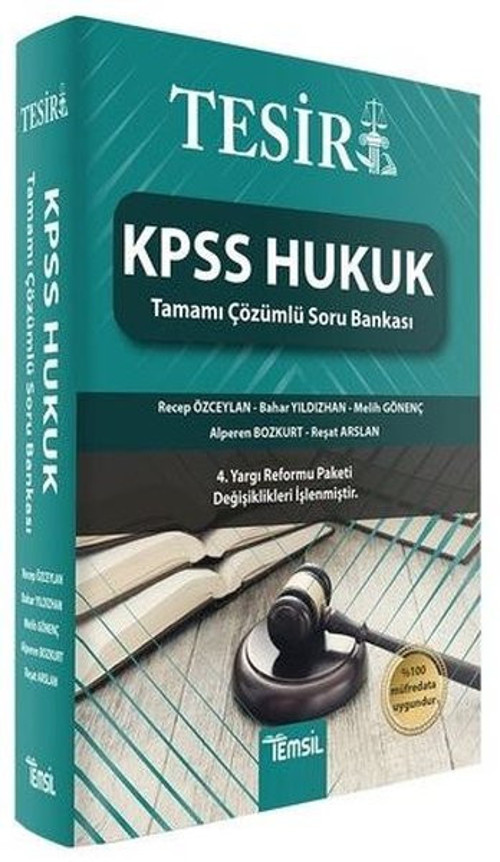 Tesir KPSS Hukuk - Tamamı Çözümlü Soru Bankası