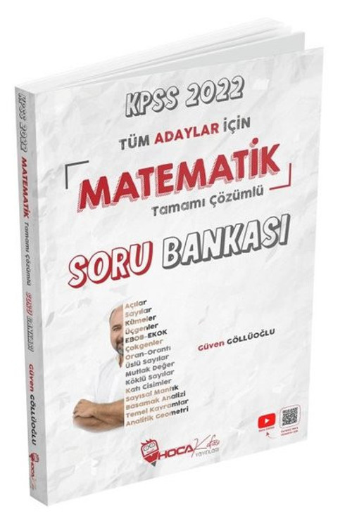 2022 KPSS Matematik Tamamı Çözümlü Soru Bankası
