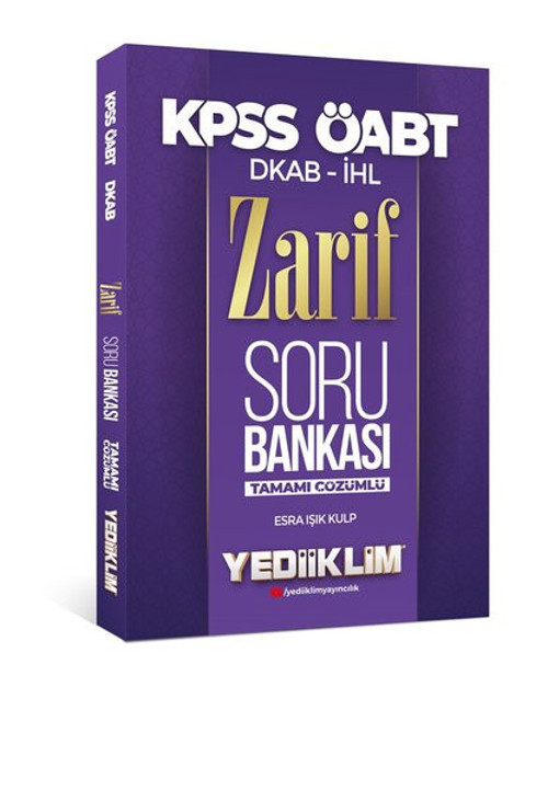 2022 ÖABT DKAP İHL Zarif Tamamı Çözümlü Soru Bankası
