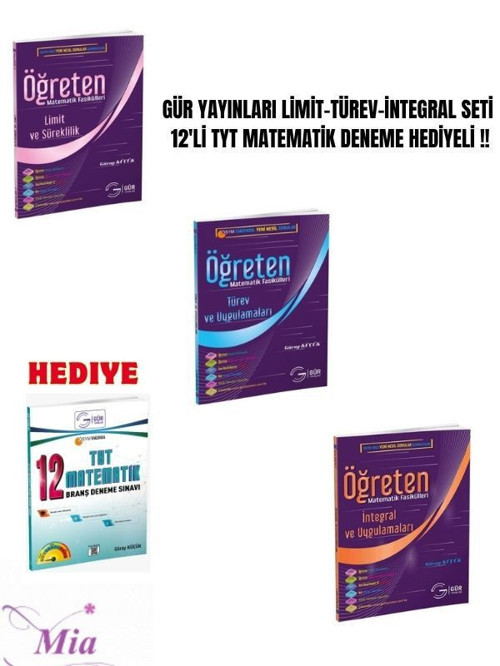 GÜR YAYINLARI LİMİT TÜREV İNTEGRAL SET