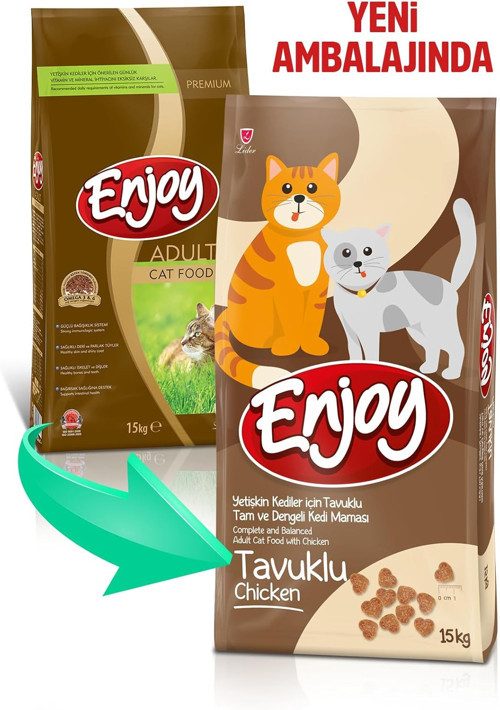 Yetişkin Kediler için Tavuklu Tam ve Dengeli Kedi Maması 15 kg