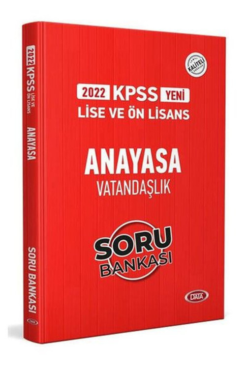 2022 KPSS Lise Ön Lisans Anayasa Vatandaşlık Soru Bankası