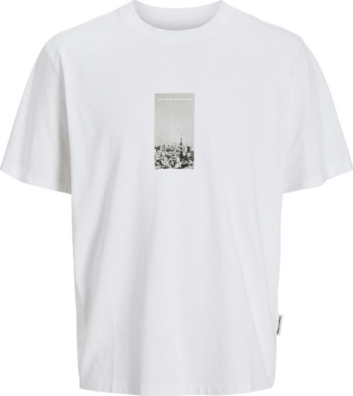 Jcopacer Photo Brandıng Tee Ss Cre Pls Erkek Beyaz Büyük Beden Tshirt 12278555-01
