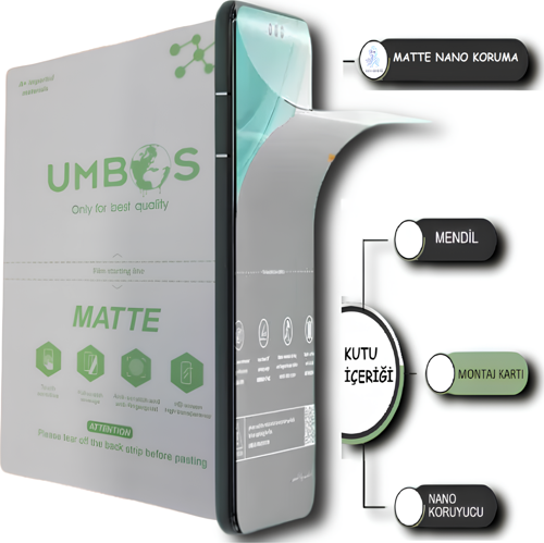 infinix HOT 30 PLAY NFC NANO Ekran Koruyucu MAT NANO ULTRA İnce Esnek - Umbos