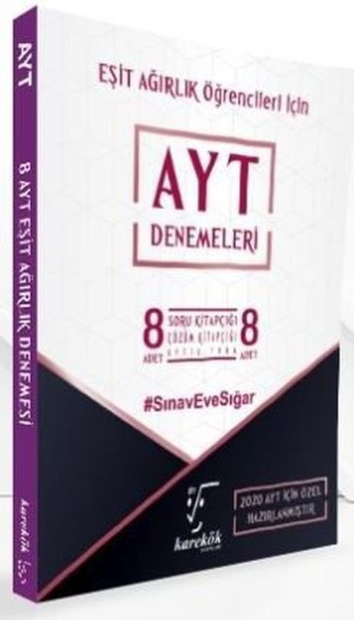 2023 AYT Eşit Ağırlık Özel 8'li Paket Deneme
