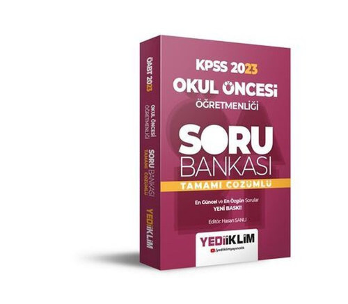 2023 ÖABT Okul Öncesi Öğretmenliği Tamamı Çözümlü Soru Bankası