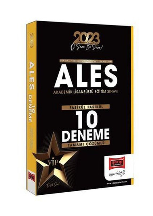 2023 ALES Tamamı Çözümlü Fasikül 10 Deneme Sınavı - Güncellenmiş Baskı 21 Ağustos 2022 Sınavına Gör