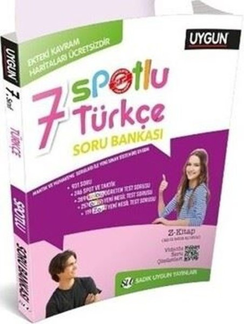 7.Sınıf Türkçe Spotlu Soru Bankası + Kavram Haritaları