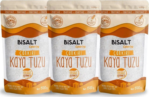 Çankırı Kaya Tuzu Sofrada Öğütme 3 X 1500 G (3'Lü Avantaj Paketi)