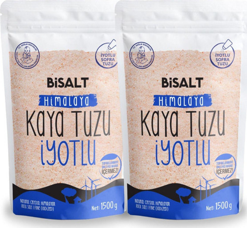 Himalaya Kaya Tuzu Ince Iyotlu 2 X 1500 G (2'Li Avantaj Paketi)