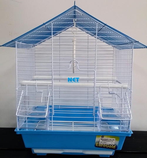 QH Kuş Kafesi 30x23x39 Üçgen Çatılı