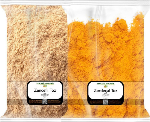 Toz Zerdeçal 250 g + Toz Zencefil 250 g
