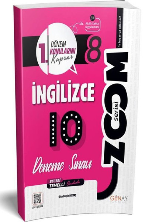 8. Sınıf 10'Lu İngilizce Denemeleri (1. Dönem)