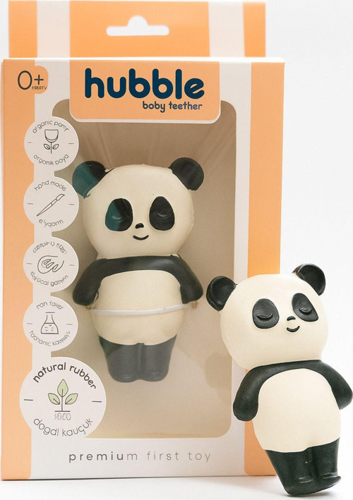 Bebek Diş Kaşıyıcı Ve Oyuncak - Panda Şekilli Dişlik (%100 Doğal Kauçuk)