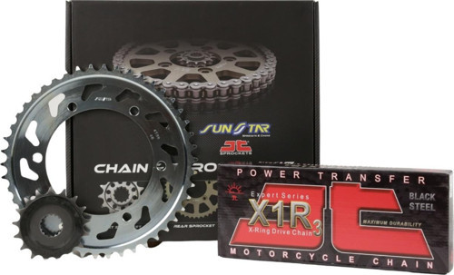 ZİNCİR DİŞLİ SETİ HUSQVARNA SVARTPILEN 250 cc ZİNCİR: JT-520X1R3 Çelik-112 ÖN DİŞLİ: 14T ARKA DİŞLİ: SUNSTAR 45T 2020