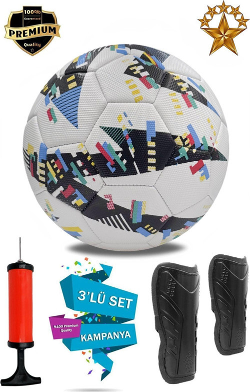 3'Lü Set Futbol Topu Zemin Halı Saha Futbol Topu Tekmelikli Orijinal Futbol Topu Yüksek Kalite