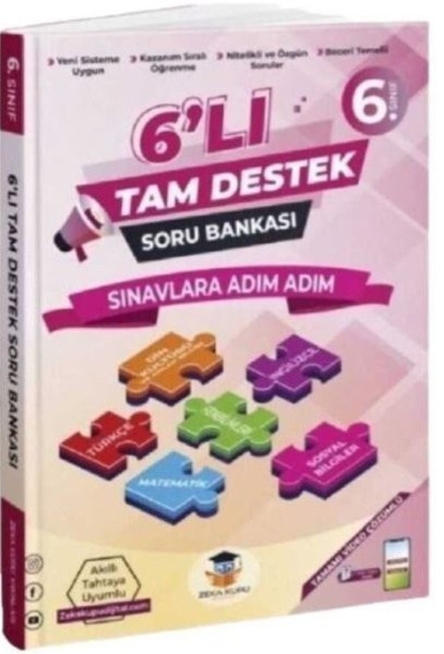 6. Sınıf LGS 6'lı Tam Destek Soru Bankası