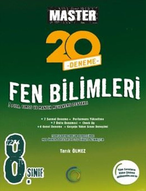 8. Sınıf Master 20 Fen Bilimleri Denemesi