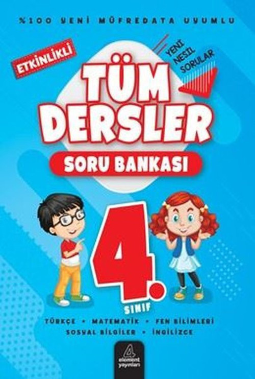 4.Sınıf Tüm Dersler Soru Bankası - Etkinlikli