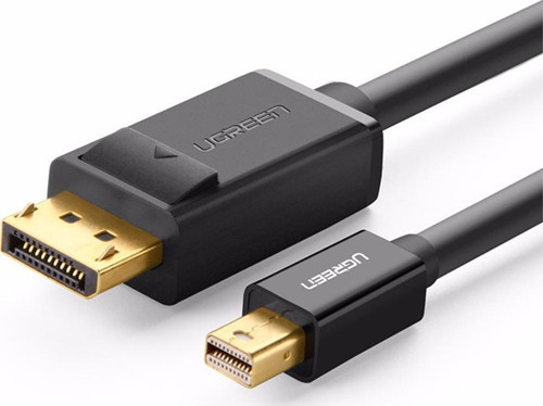 4K Mini DisplayPort to DisplayPort Dönüştürücü Kablo 1.5 Metre Siyah