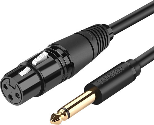 6.5mm Jack to XLR Dişi Mikrofon Ses Bağlantı Kablosu 1 Metre