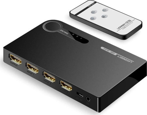 Uzaktan Kumandalı 3 Giriş 1 Çıkış 4K HDMI Switch