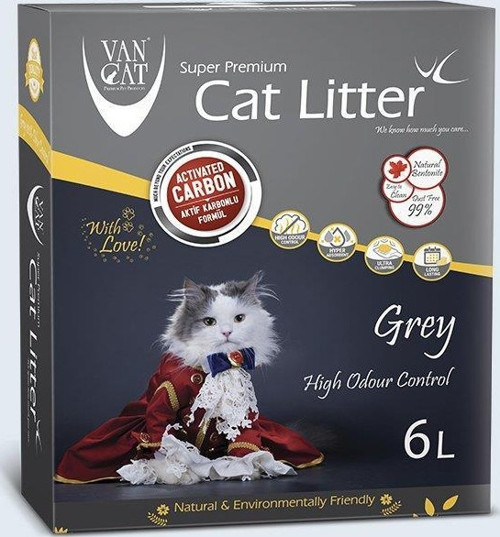 Aktif Karbonlu Premium Kedi Kumu 6 Lt.