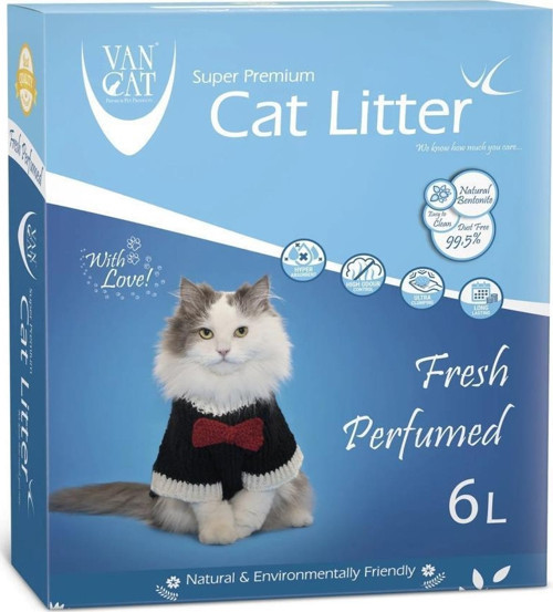 Fresh Kokulu Beyaz Bentonit Kedi Kumu 6 lt