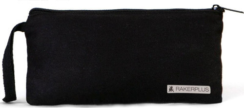 Siyah 21x10 cm Fermuarlı Gabardin Kumaş Kalemlik