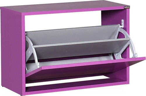 New Step Oturaklı Ayakkabılık - Mor
