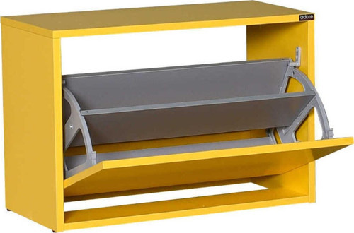 New Step Oturaklı Ayakkabılık - Sarı