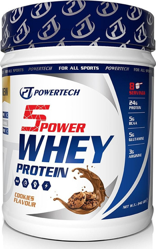5Power Whey Protein 240g Kurabiye Aromalı Protein Tozu