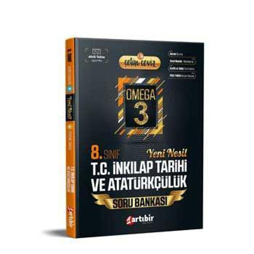 Artıbir Yayınları 8. Sınıf Lgs İnkilap Tarihi Çetin Ceviz Omega Soru Bankası