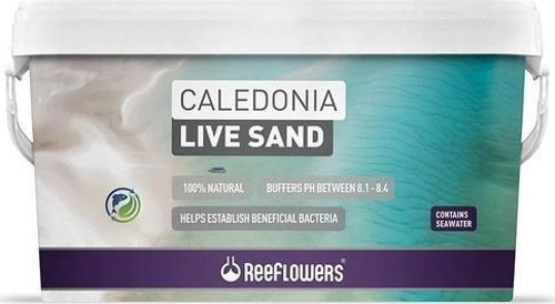 Caledonia Live Sand White 18 kg Deniz Akvaryumları için Canlı Kum