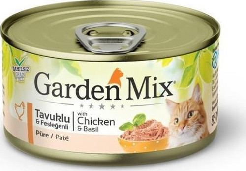 Kıyılmış Tavuklu Tahılsız Konserve Kedi Maması 85g
