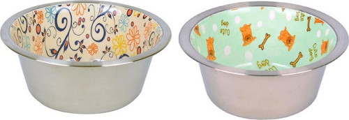 KE- 3272CF Seramik Kaplı Çelik Mama Kabı 470 ml