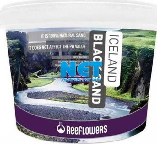 Iceland Black Sand 7 Kg Siyah Kum 3-5mm Yıkanmış ve Bakteriden Dezenfekte Edilmiştir. Boyasızdır