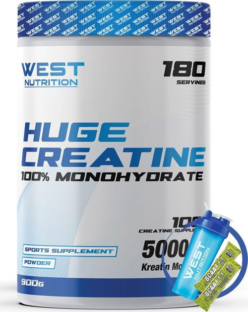 Huge Creatine Monohydrate ( Kreatin ) 900 Gr 180 Servis Aromasız
