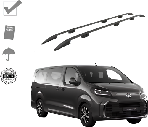TOYOTO PROACE VERSO KISA ŞASE TAVAN ÇİTASI PORTBAGAJ 2019 2020 2021 2022 2023 2024 2025 2026 2027