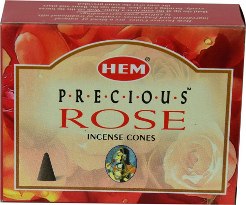 Gül Kokulu 10 Konik Tütsü - Precious Rose Incense Cones