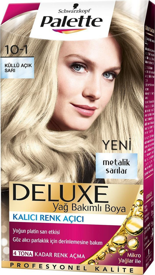 Deluxe 10.1 Küllü Açık Sarı Saç Boyası