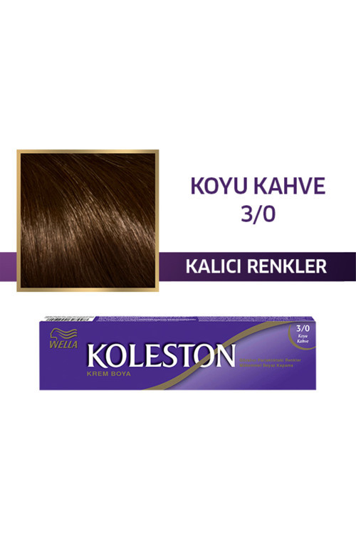 Koleston Tüp Boya Koyu Kahve 3/0