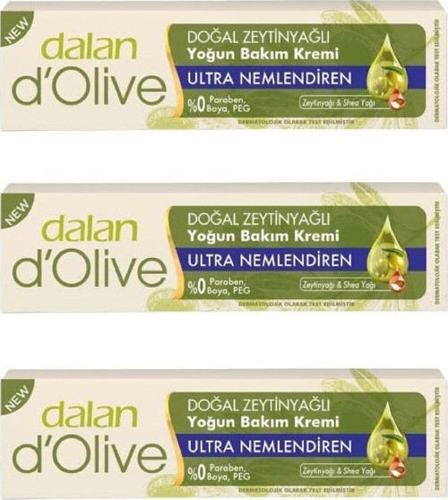 D'Olive Yoğun Bakım Kremi 20Ml 3'Lü Set