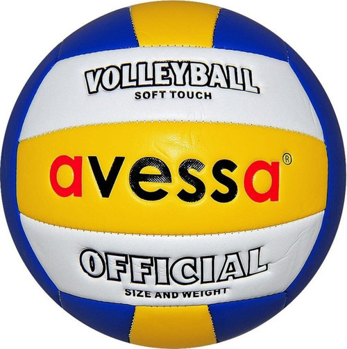 Voleybol Topu Fosforlu Voleybol Topu Deri Voleybol Topu Dikişli Mavi Beyaz Sarı B3019