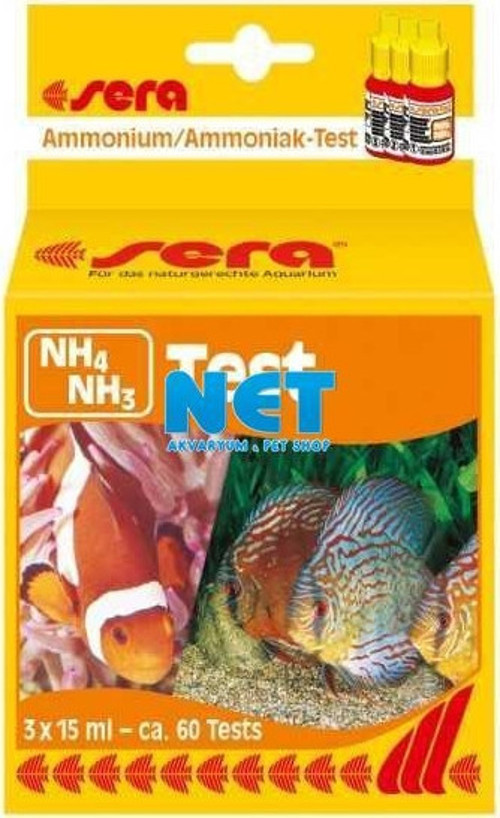Nh4 - Nh3 Amonyum / Amonyak Test 15 ml. 60 Adet Test