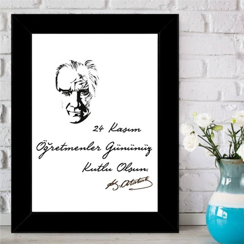 Mustafa Kemal Atatürk Tasarımlı Çerçeve -17