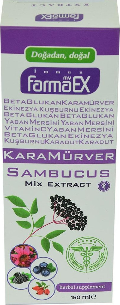 Farmaex Karamürver Bitkisel Karışım Alkolsüz Ekstrakt 150 ml