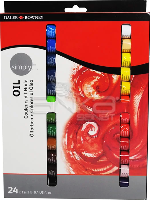 Simply Yağlı Boya Seti 24x12ml
